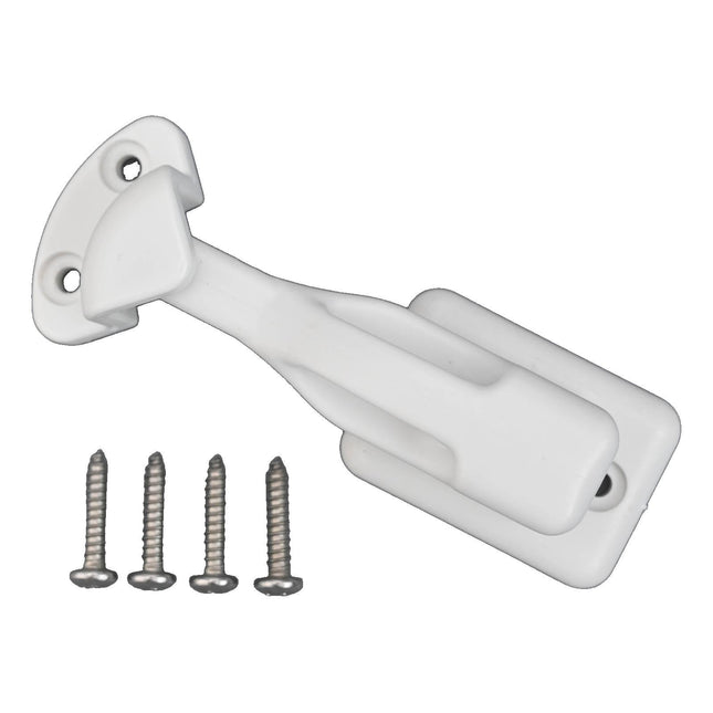 Nylon Rv Cabinet Latch Lock For Camper Trailer Boat Easy Install Secure Door Catch Holder White Black Travel Accessory Construction White.