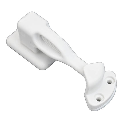 Nylon Rv Cabinet Latch Lock For Camper Trailer Boat Easy Install Secure Door Catch Holder White Black Travel Accessory Construction White.