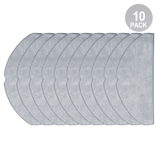 For Miwhole M9 Lite Robot Vacuum Cleaner Replacement Mopping Cloth 10 Pack.