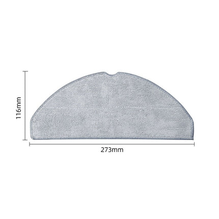 For Miwhole M9 Lite Robot Vacuum Cleaner Replacement Mopping Cloth 10 Pack.
