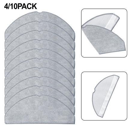 For Miwhole M9 Lite Robot Vacuum Cleaner Replacement Mopping Cloth 10 Pack.