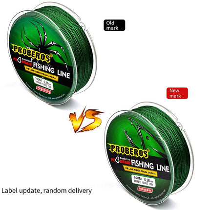 Fankenuo Outdoor Fishing Line, 5 Colors, Strong And For Durable 3.0/35LB Green 1.0/15LB Red.