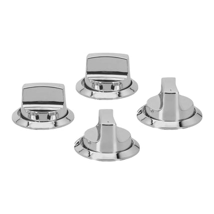 PASILI Kitchen Upgrade Electroplating Knob Accessories Easy Install Grill Knobs Grill Accessories Compatible With Gas Grills With base.