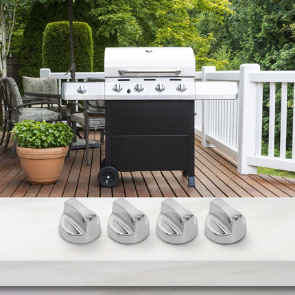 PASILI Kitchen Upgrade Electroplating Knob Accessories Easy Install Grill Knobs Grill Accessories Compatible With Gas Grills With base.