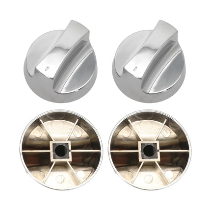 PASILI Kitchen Upgrade Electroplating Knob Accessories Easy Install Grill Knobs Grill Accessories Compatible With Gas Grills Without base.