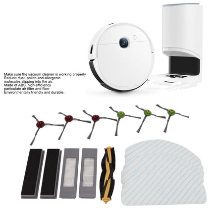 Sweeper Replacement Accessories Kit, Robot Cleaner Main Side Brush Durable For Home.