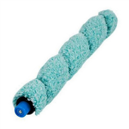 2Pc Floor Washing Robotic Cleaner Main Brush Scraper Replacement for W400 Floor Washing Robot Parts Accessories,2 x Sweeper roll brush,blue.