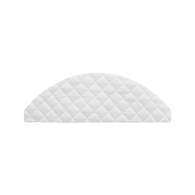100Pcs Mops Cloths Disposable Wipes Parts Accessories for EVE Plus Robot Cleaner Sweeper,100 x Disposable mop cloth,White.