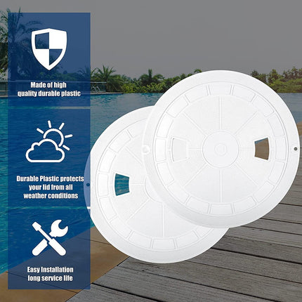 10inch Pool Skimmer Lid for Pentair Sta-Rite U-3 Swimquip Pool Skimmer for 08650-0058.