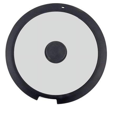 Sleek Black White Silicone Lids Available in Size Range of 18cm to 26cm B 20CM A 26CM.