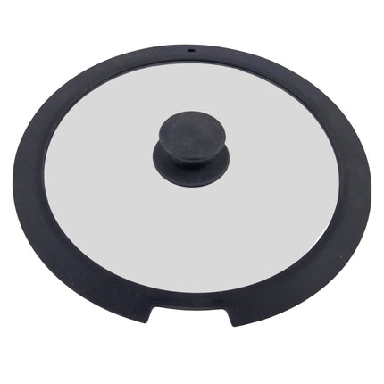 Sleek Black White Silicone Lids Available in Size Range of 18cm to 26cm B 20CM A 26CM.