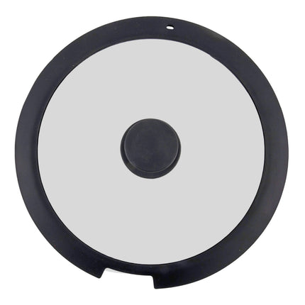 Sleek Black White Silicone Lids Available in Size Range of 18cm to 26cm B 20CM A 26CM.