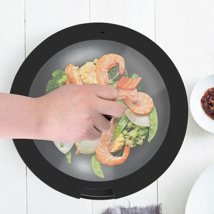 Sleek Black White Silicone Lids Available in Size Range of 18cm to 26cm B 20CM B 26CM.