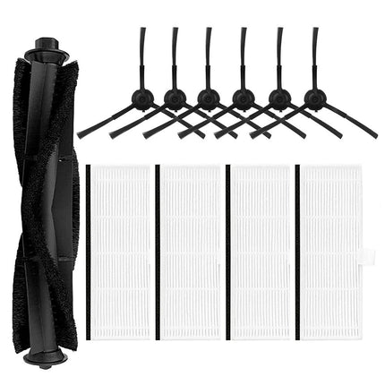 Luolandi Filter Side Brush Roller Brush For IHome Self Empty Robot Vacuum Cleaner IHRV6 IHRV14 Home Appliance Parts \ufeffhousehold Cleaning A.