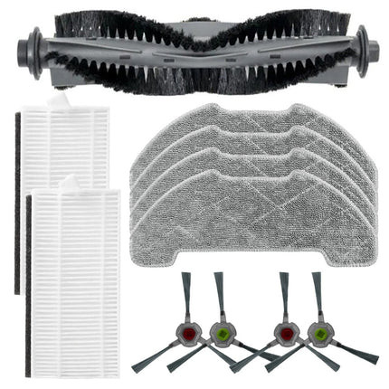 Essential Main Brush Filters Mop Cloth Kit for AIRROBO P30 Vacuum Cleaner A.