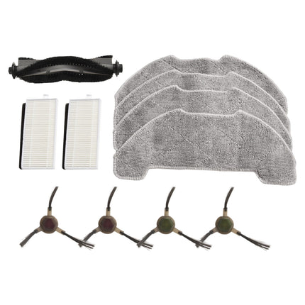 Essential Main Brush Filters Mop Cloth Kit for AIRROBO P30 Vacuum Cleaner A.