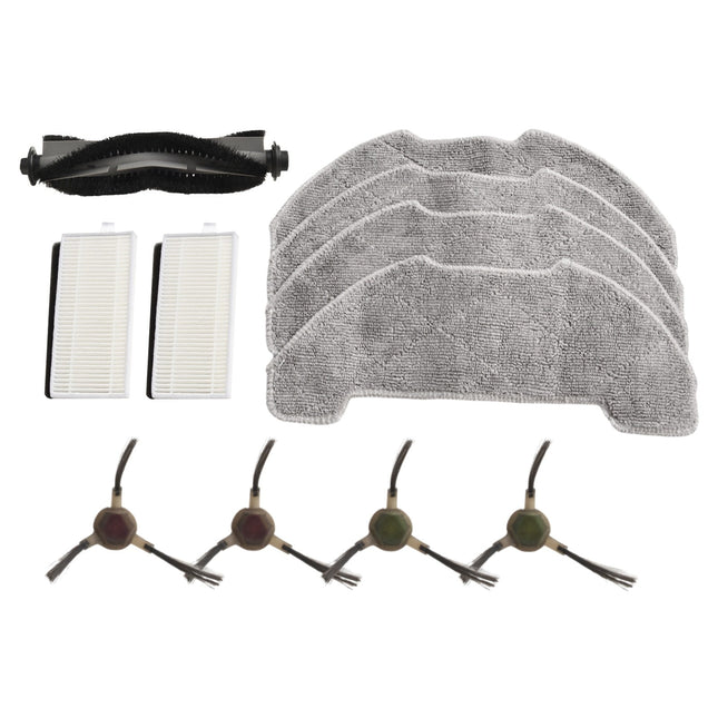 Essential Main Brush Filters Mop Cloth Kit for AIRROBO P30 Vacuum Cleaner A.