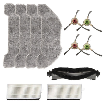 Essential Main Brush Filters Mop Cloth Kit for AIRROBO P30 Vacuum Cleaner A.