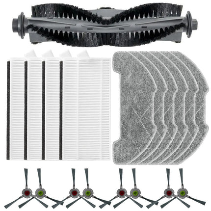 Essential Main Brush Filters Mop Cloth Kit for AIRROBO P30 Vacuum Cleaner B.