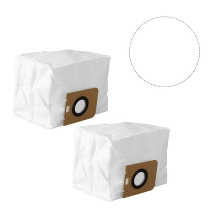 2pcs Non-woven Fabric Dust Bags For Dreame D9 Plus Robot Vacuum Cleaner Household Appliance Accessories.