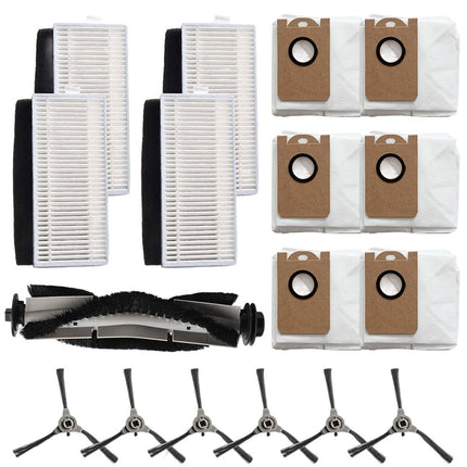 Replacement for iHome for Nova S1 Pro iHRVS1PRO-3BLK Main Brush Side Brush Kit.
