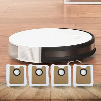 4 Pack Dust Bags For TAB Fairy 10 Robot Vacuum Cleaner Replacement Non-Woven Filter Bags Dust Bag Accessories.