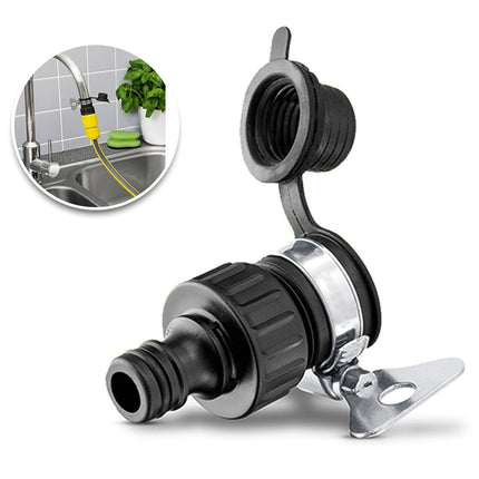 1pc Threadless Tap Adaptor Faucet Adapter Machine Replacement Unthreaded 2.645-256.0 Accessories Car Washing Gardening Tools.
