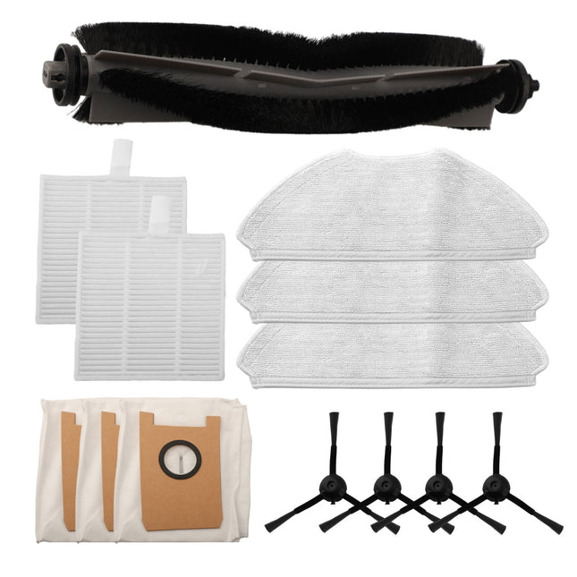 Main Brush Filters Mop Cloths Dust Bags For AIRROBO T20 T20+ Vacuum Cleaner A.