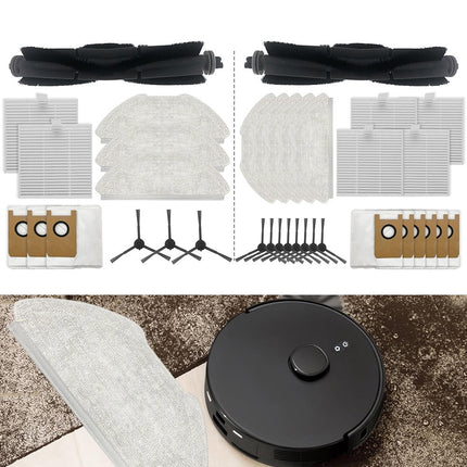 Main Brush Filters Mop Cloths Dust Bags For AIRROBO T20 T20+ Vacuum Cleaner B.