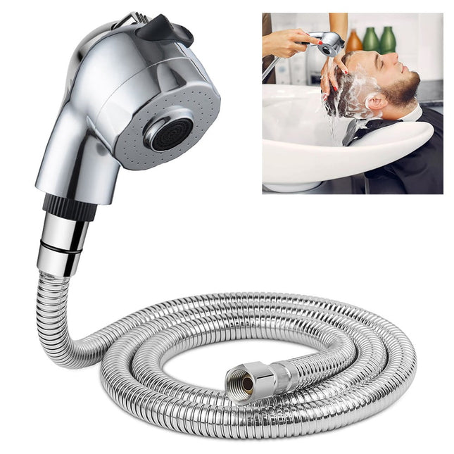 Washbasin Faucet External Hose Sprayer Head Shampoo Bed Pressurized Shower Head Hair Salon Barber Shop Sprayer Bath Accessories As Shown.