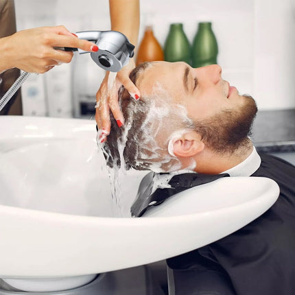 Washbasin Faucet External Hose Sprayer Head Shampoo Bed Pressurized Shower Head Hair Salon Barber Shop Sprayer Bath Accessories As Shown.