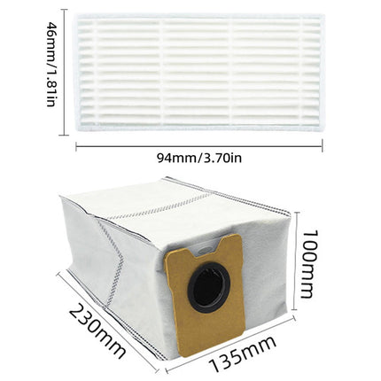 For Eufy Robot Vacuum C10 Maintenance Parts For Enhanced Cleaning Efficiency A.