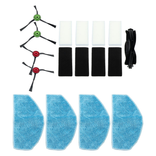 Main Roller Brush For Tikom G8000 Pro/Honiture G20 Vacuum Cleaner Accessories Roller Side Brush Filter Mop Cloths Sweeper Part E.