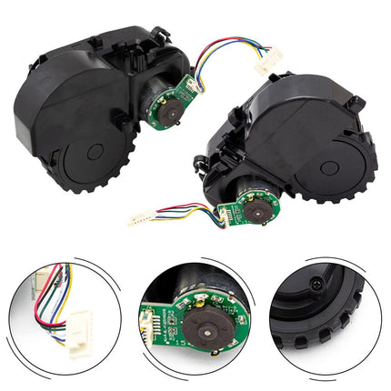 For Bluebot Xtreme Bpk-Vcbb1Xte Main Wheel Self-Emptying For Hardwood Floor Replacement Wheel Parts Robot Sweeper Parts Drive LEFT.