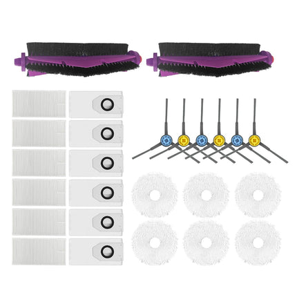 Main Brush Vacuum Cleaner Mop Cloth Filter Side Brush Dust Bag Replacement Part Sweeping Robot Accessories for Sweeper.