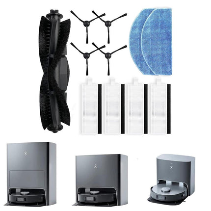 Sweeper HEPA Filter Vacuum Roller Brush Side Brush Mopping Pads Replacement for G8000 G8000Pro Sweeping Robot.