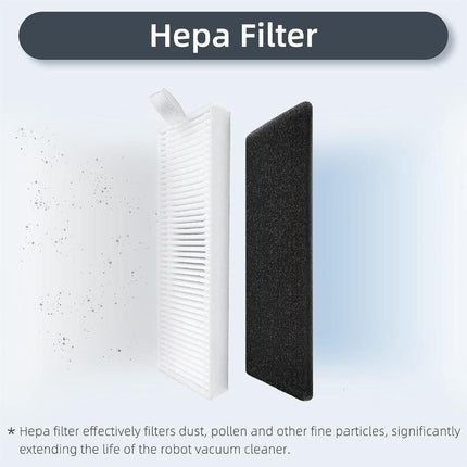 Sweeper HEPA Filter Vacuum Roller Brush Side Brush Mopping Pads Replacement for G8000 G8000Pro Sweeping Robot.