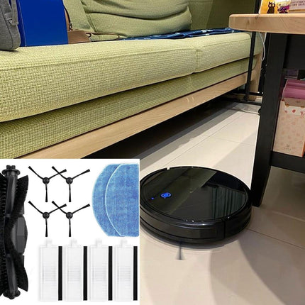 Sweeper HEPA Filter Vacuum Roller Brush Side Brush Mopping Pads Replacement for G8000 G8000Pro Sweeping Robot.