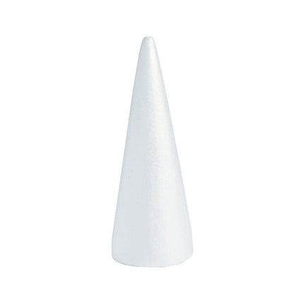 Lierteer Styrofoam Foam Cones Polystyrene for Crafts DIY Painting Triangle Tree 30cmX11.5cm.