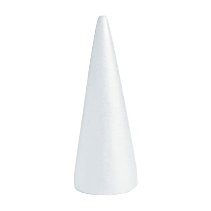 Lierteer Styrofoam Foam Cones Polystyrene for Crafts DIY Painting Triangle Tree 35cmX12.9cm.