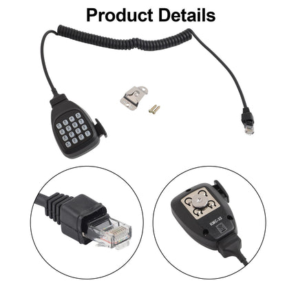 Mc-59 Microphone For Kenwood Tm-271A, Tm-281A, Tm471A, Tm-D710A, And Tm-V71A Mobile Intercoms, Large-Format Microphone Tools As Shown.