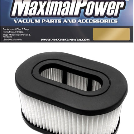 MaximalPower Replacement Filter Compatible for Hoover Foldaway, Widepath, Turbopower & Runabout Vacuum Cleaner 1 Pack.