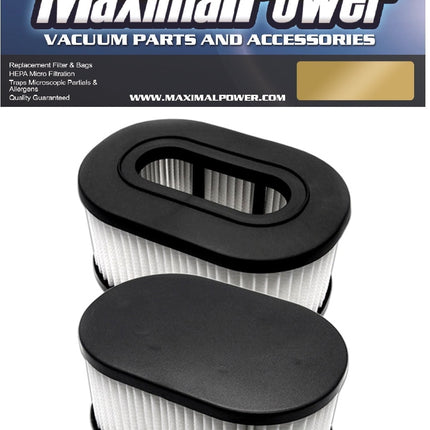 MaximalPower Replacement Filter Compatible for Hoover Foldaway, Widepath, Turbopower & Runabout Vacuum Cleaner 2 Pack.