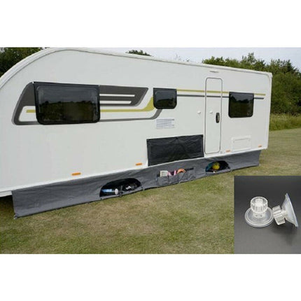 10 Packs High-Grip Awning Suction Cup Fixing Pads Caravan Motorhome Organiser.