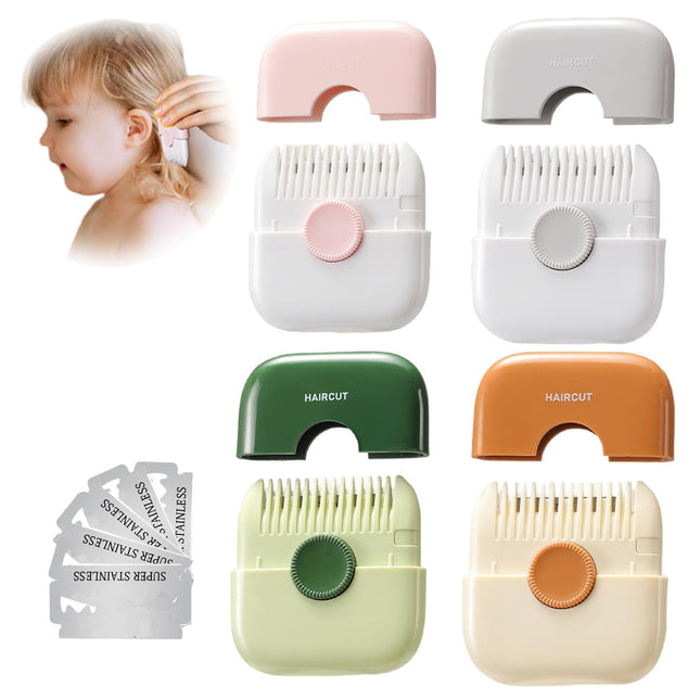 Hair Trimmer/Comb Kids, 2 in 1 Hair Trimmer, Split Ends, Razor Comb, Split End Trimmer with Blades 2 in 1 Dual-Side Design, Blades Replaceable Other.