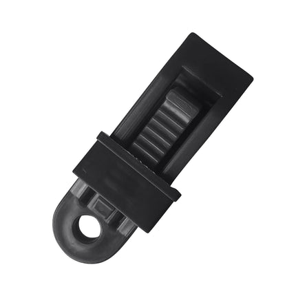 Tarp Clips, Heavy Duty Lock Grip, Reusable Tarp Clamps for for Secures Outdoor Camping, Awnings, Car Covers, Swimming Pool Covers Black.