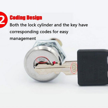 Toolbox Lock,Cabinet Locks with Keys, Universal Craftsman Tool Box Lock, Toolbox Lock Iron Cabinet Insert Linkage Drawer Lock Set.