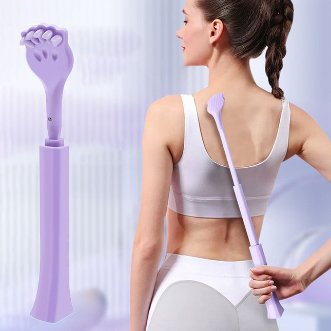 Portable Extendable Telescopic Back Scratchers Cat Claw, Do Not Want People Itching and Scratching, Multifunctional Scratching and Itching Artifact, Scratch Back Telescopic Purple.