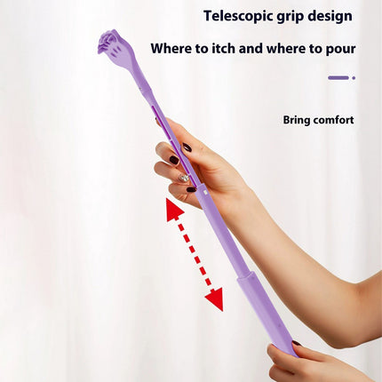 Portable Extendable Telescopic Back Scratchers Cat Claw, Do Not Want People Itching and Scratching, Multifunctional Scratching and Itching Artifact, Scratch Back Telescopic Purple.