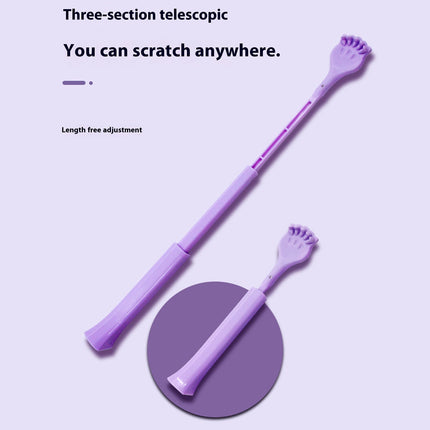 Portable Extendable Telescopic Back Scratchers Cat Claw, Do Not Want People Itching and Scratching, Multifunctional Scratching and Itching Artifact, Scratch Back Telescopic Purple.